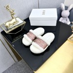 Dior Autumn/Winter New Wool Slippers